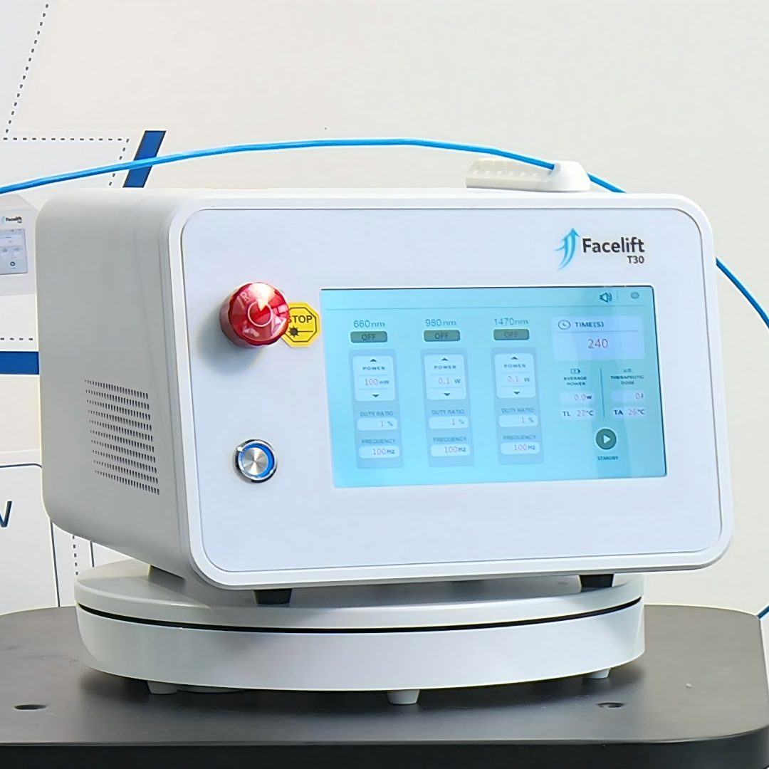 Non-surgical skin lifting and contouring device for face and body.