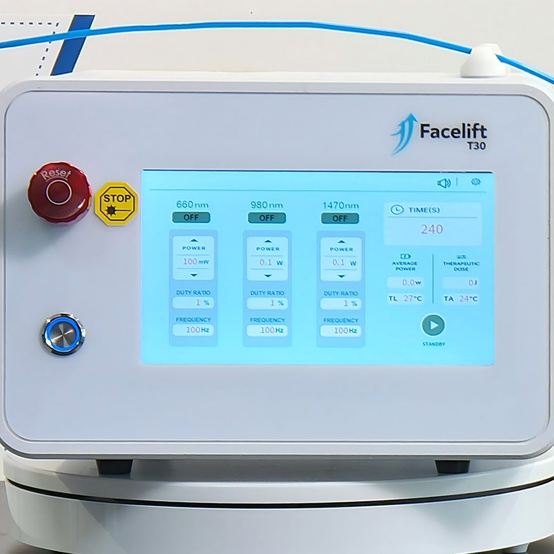 Advanced T30 system with precise energy control for safe aesthetic treatments.